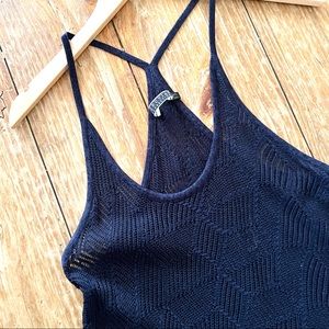 Peruvian Connection Navy Tank Top